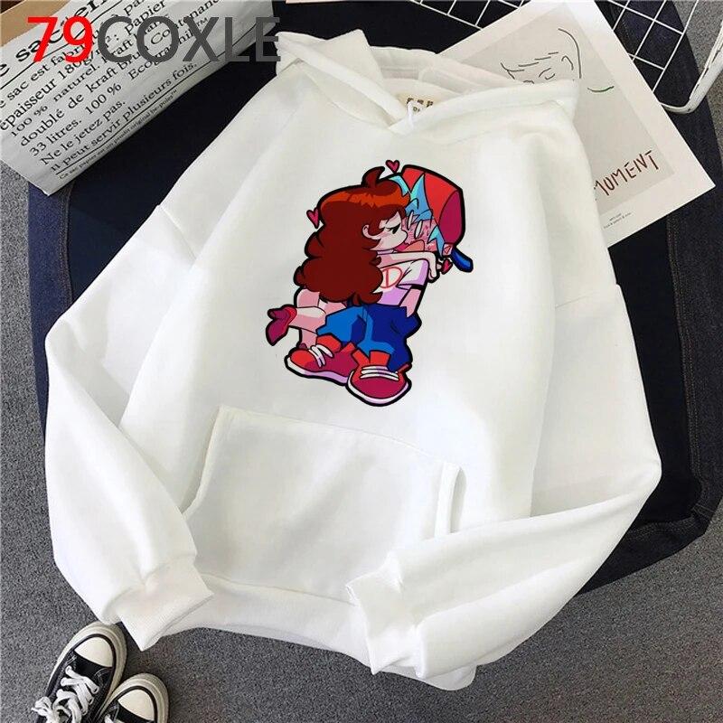 Hot Game Friday Night Funkin Hoodies Unisex Kawaii Hip Hop Harajuku Cartoon Graphic Streetwear Unisex Tops Fashion Sweatshirts Male Unisex
