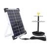 Solar Powered Water Pump Kit 150cm Lift 200L/H Flow Rate Water Fountain Pump for Bird Bath Garden