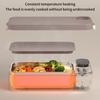 Insulated Food Container with Electric Heating System Stainless Steel Construction for Easy Cleaning and Durability