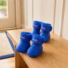 2pairs Waterproof Dog Rubber Boots Anti-slip Cat Puppy Foot Cover Portable Pet Shoes  Outdoor
