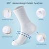 5Pairs Brand Men Cotton New Style White Socks Men Soft Breathable Sports Long socks Summer Winter for Male Socks Plus Size