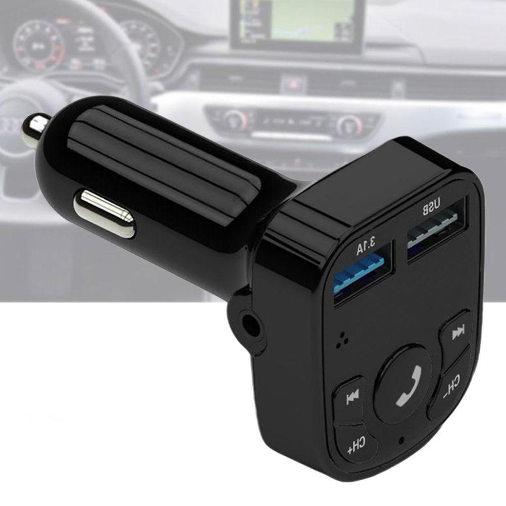 USB Bluetooth FM Transmitter Univesal Wireless Car MP3 Player Handsfree Car Charger AUX Port Jack Connector Bluetooth Adapter
