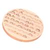Natural Wood Round Jewelry Storage Tray For Ring Bracelet Earring Collection Decorative Counter Props