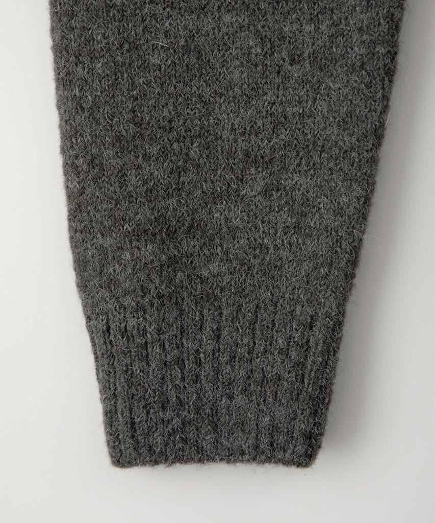 Sseomweeobeoteo Manon Alpaca Cardigan - Charcoal