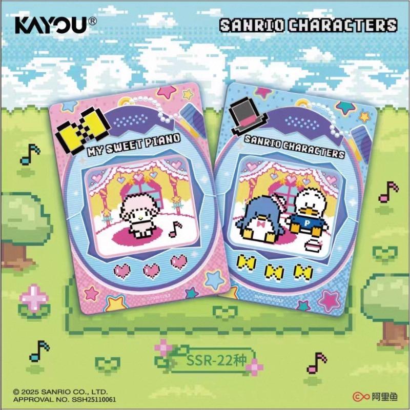 Sanrio Family Series Mengmeng Collection Cards Genuine Animation Cartoon Collection Card Peripheral Toy Gift