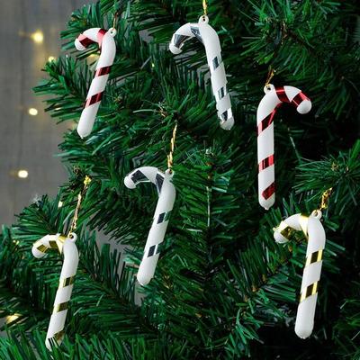 10Pcs Random Mix Christmas Candy Tree Hanging Ornaments Home Party Decoration Merry Christmas
