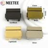 Meetee 35*20mm Metal Bag Lock Buckle Handbag Decor Rotating Switch Clasp Leather Craft Sewing Buckles DIY Hardware Accessories