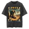 Yk Tshirt Men New In Top  Tees Mens TShirt Vintage Washed Bombardiro Crocodilo T Shirt Funny Plane Bomber Crocodile Meme