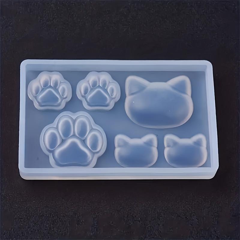 

1pc Diy Lovely Cat Bear Palm Drop Glue Silicone Mold Epoxy Resin Cat Claw Bear Claw Cat Paw Pendant Silicone Casting Mold