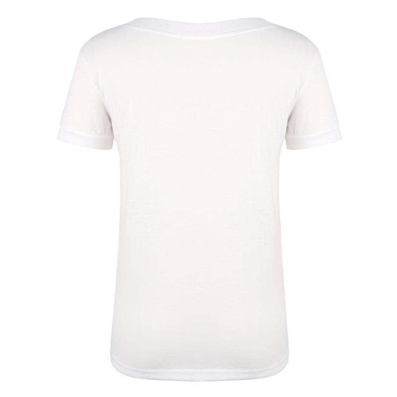 Womens T Shirt Ladies Summer Casual Loose V-Neck Short Sleeve Top T-Shirt