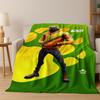3D F-Fortnite Game Cartoon Flannel Blanket Soft Warm Throw Blanket for Bed Bedroom Room Living Room Travel Camping Kids Gift