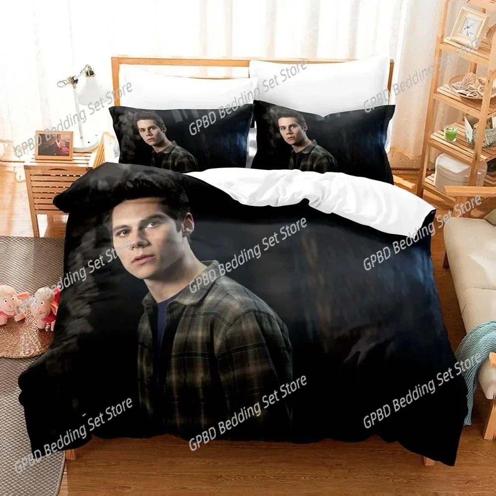 Teen Wolf 3D Tv Series Bedding Set For Bedroom Soft Modern Bedspreads Comefortable Kids Duvet Cover Quilt Cover And Pillowcase
