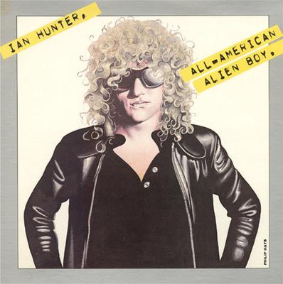 LP-skiva IAN HUNTER - All American Alien Boy PC34142 COLUMBIA 1976 US Rock Begagnad