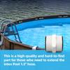 New PVC Pool Hose Connector Adapter 1.5-Inch White Pool Hose Joint Drainage Hose Connector For Colemans