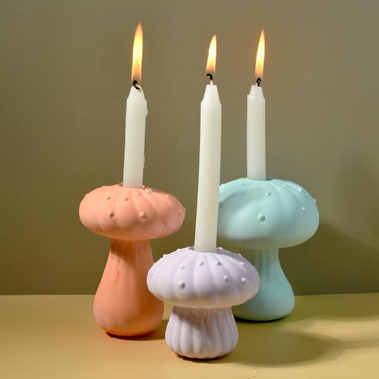 Versatile Sturdy Silicone Molds for Mushroom Candle Accessory Portable for Artistics and Craft Supplies Lovers