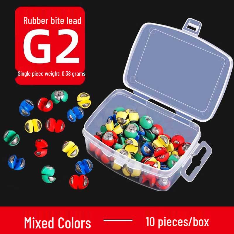 Yizhan Lion Line Bite Resistant Rubber Clip & Sinker Set for Raft Fishing - Water-Resistant Bottom Finder Tool.