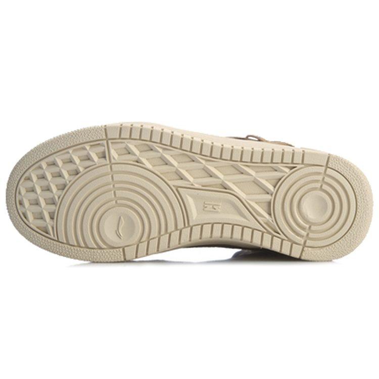 Li Ning Textil, Synthetikleder-Überzug Rutschfeste Dämpfung Abriebfest Hoher Schaft Skateboard-Schuhe AGCP366-3
