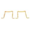 3PCS Gold Color Violin Chin Rest Clamp Metal Violin Replacement Parts  Violin Replacement