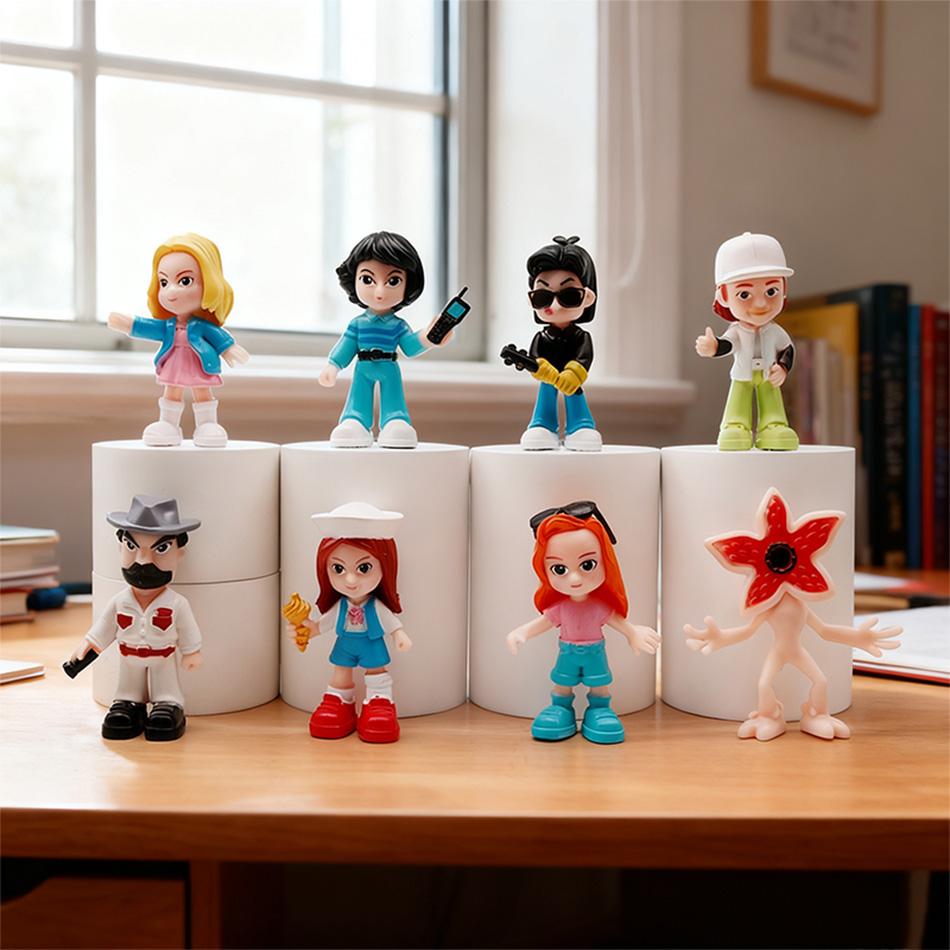 8PCS/SET Anime Figure Style Dolls Man-eating Flower Toys Figurine Figures Collection Cute Christmas PVC To Kids Gifts Entertaining Play Safe