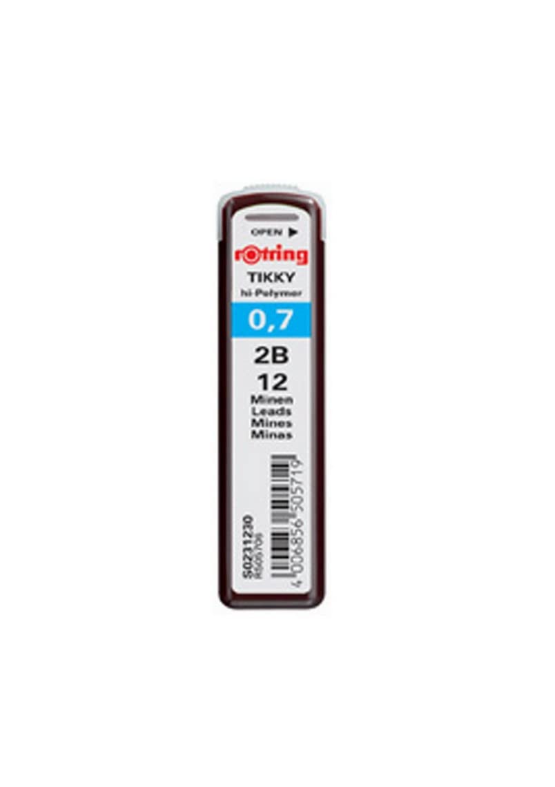 

Змінний картридж для механічного олівця Rotring 2B S0, японський, 0.7 мм, 231-230 [Оригінальний продукт] чорний