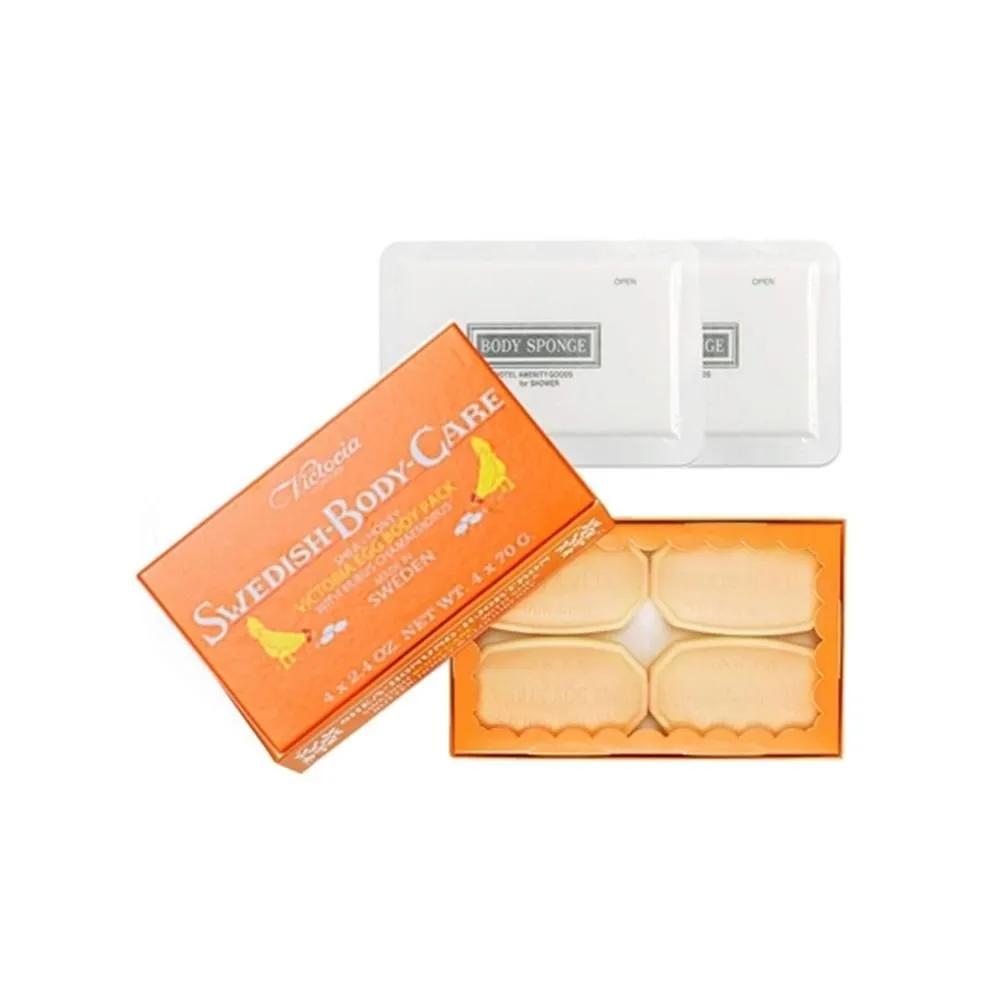 70г 4 шт. Victoria Soaps of Sweden Шведский уход за телом Карите