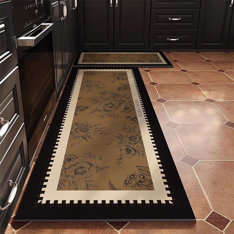 Kitchen Floor Mat Anti-slip Washable Carpet Absorbent Soft Diatom Mud Rug Long Size Foot Mats Home Decoration Alfombra
