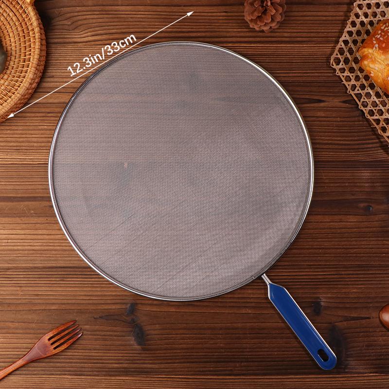 Grease Splatter Screen Guards Mesh Stainless Steel Anti Splatter Guard Oil Net Splash Cover Pan Pot Frying Oil Cooking Cover