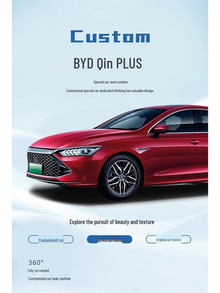 BYD Qin PLUS Leather Seat Covers - All-Season, Universal Fit, Full Surround