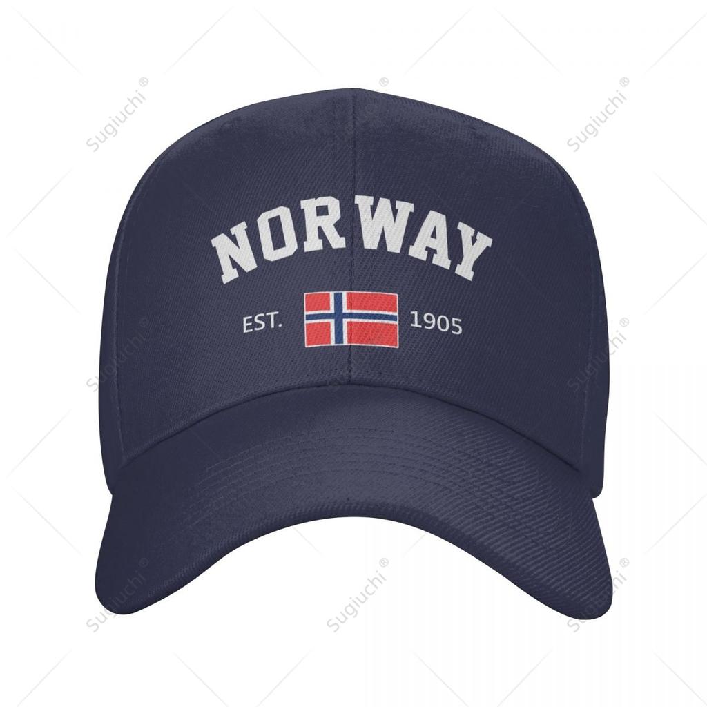 Baseball Cap Norway EST Independence Day Wild Sun Shade Peaked Adjustable Outdoor Caps