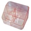 Eleganter Make-up-Organizer aus Acryl: Transparente Aufbewahrungsbox mit Fächern für Lippenstift und Pinsel