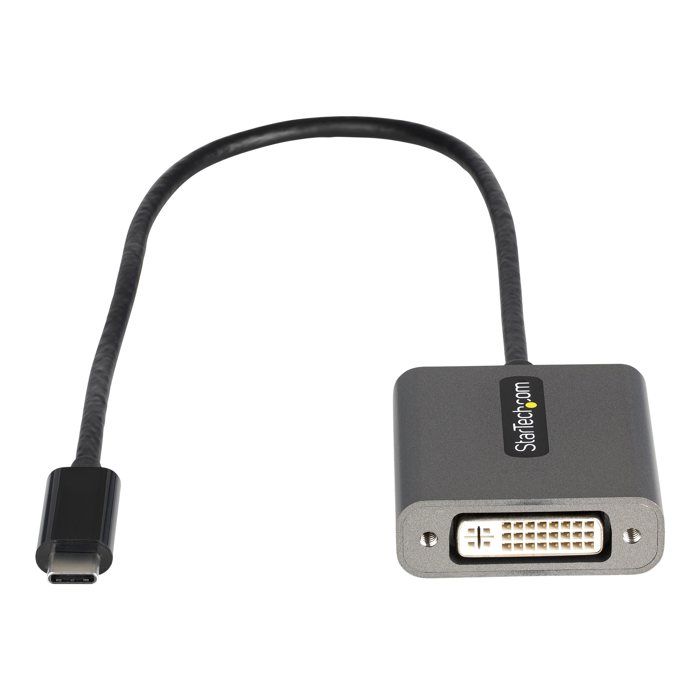 

Адаптер USB C до DVI Startech CDP2DVIEC Чорний