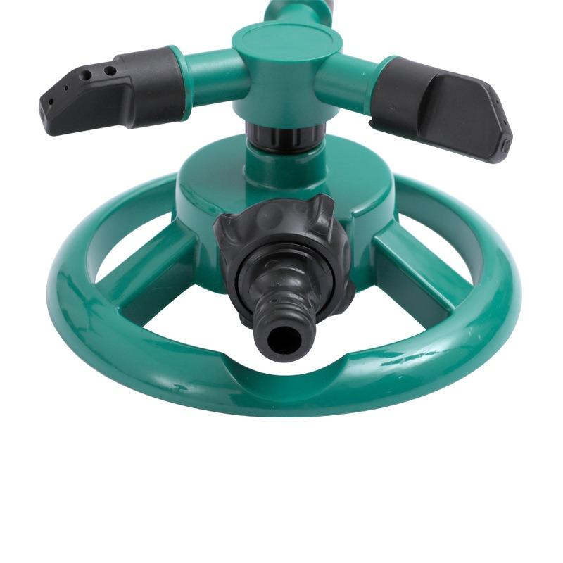 Automatischer Sprinkler, 360 Grad automatisch rotierende Wassersprüh-Sprinklerdüse, Gartenrasen, Gartenbewässerung, Bewässerungszubehör
