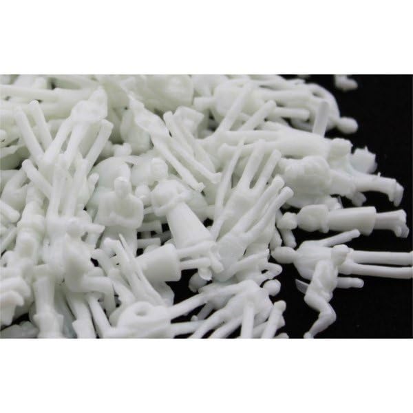Large Set of Miniature Figures for Diorama Creation and N Gauge Plastic Model Capacity! 100-Piece 1100 Display. Kits. [kj402]