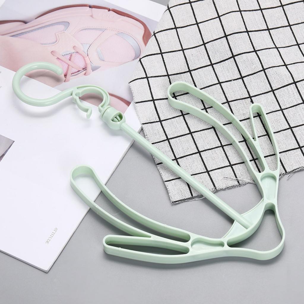 Um 360 Grad drehbarer Schuh-Trockenständer, zusammenklappbarer Kleiderbügelhaken