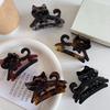Haarkralle Katzenform Stabil Anti-Rutsch-Design Haarspange Hinterkopf Große Haarkralle Leicht Half-Tied Haaraccessoire