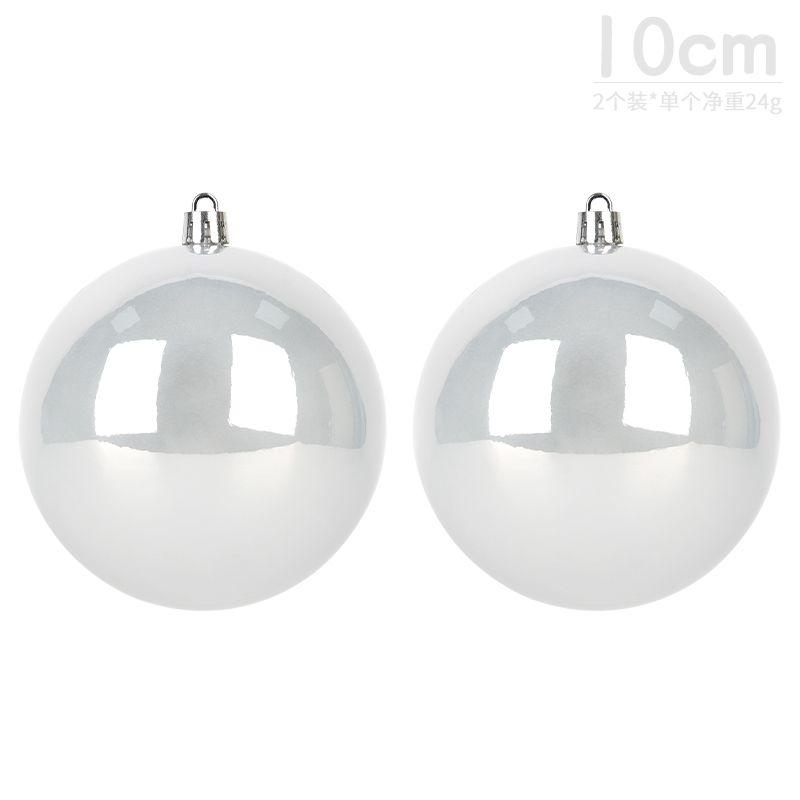 Christmas Tree Decoration Plastic Ball Pendant Art Shopping Mall Supermarket Showcase Christmas Holiday Hanging Ball Accessories