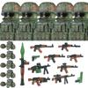 Military Commando Special Forces Ru Swat Building Block Modern City Police Antonov Vdv Assault Figure Weapons Backpack Toys