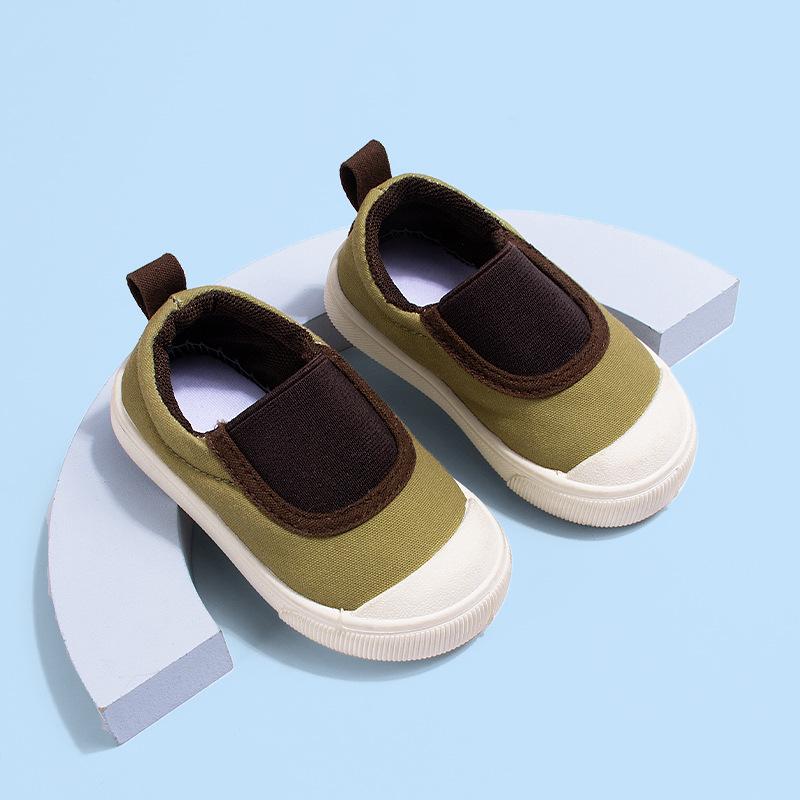 Girls Canvas Shoes, Casual Soft-soled Shoes 20 зелёный