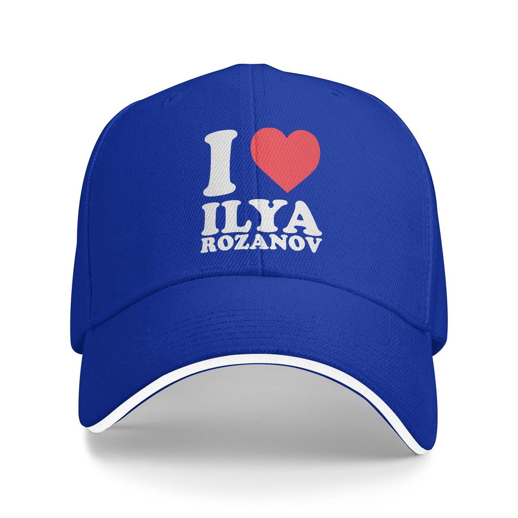 Ilya Rozanov I Love Casual Baseball Cap  Outdoor Sports Hip Hop Hats Summer Sun Visor Men Adult DIY Print Baseball Caps