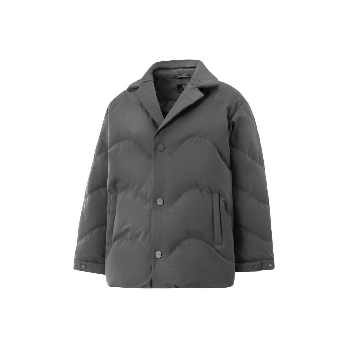 

Li Ning Спортивная Повседневная Теплая Модная Куртка с Утиным Пухом Мужская Куртка AYMU437-2 M