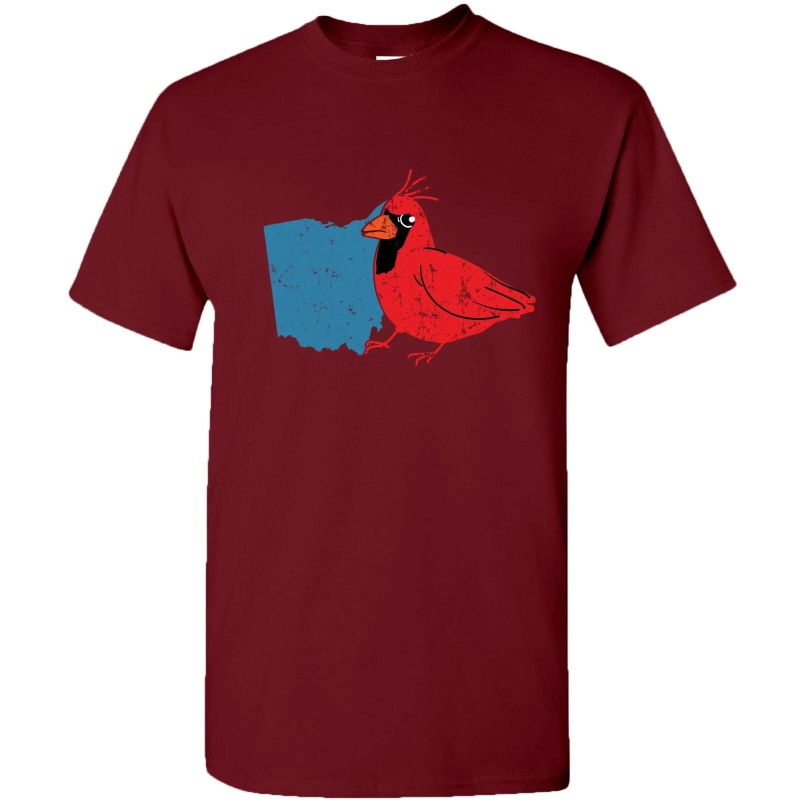 Ohio State Bird - City Classic Cute Animal T Shirt - Garnet 2XL