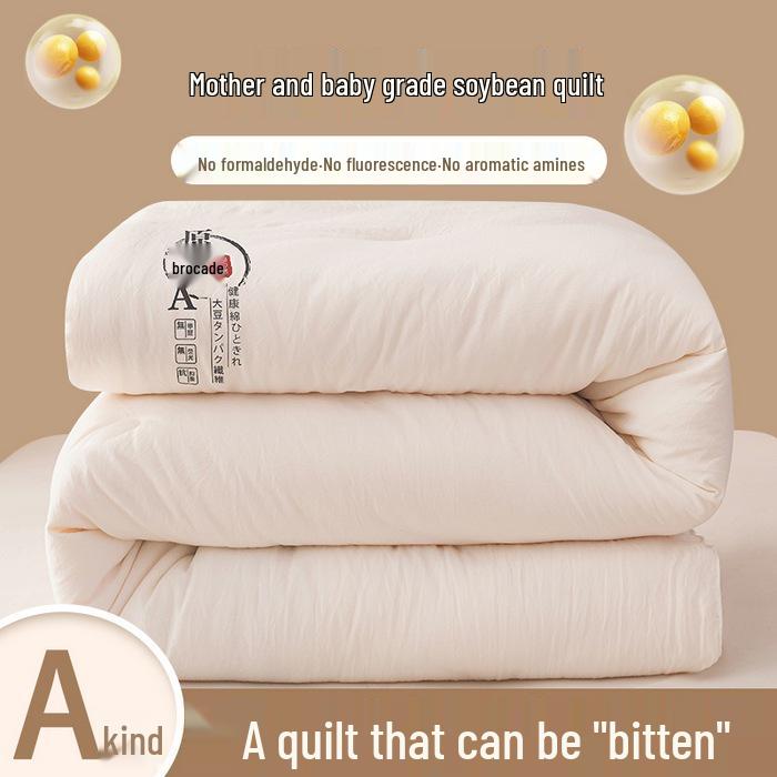 2024 Washed Cotton Soybean Fiber Quilt - All-Season Comfort