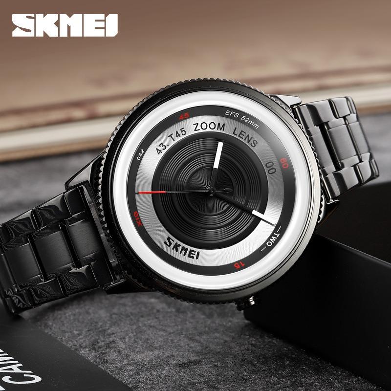 Featured Watches Fashion Dial Steel Strap Stainless Steel Men's Watch Quartz Watch