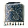 Jacquard Tischläufer Läufer, Vintage Floral Elegant Dekorativ mit Quasten für Esstisch Zuhause Party Dekor Hoch