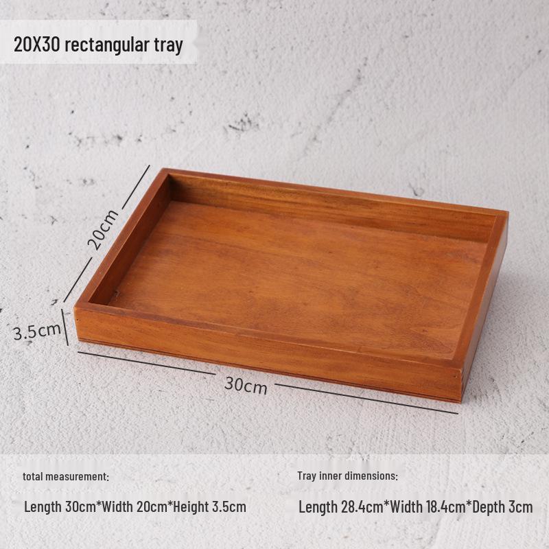 Wooden Desktop Storage Box: Raw Wood Tray & Cosmetics Lipstick Organizer