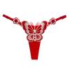 Briefs Panties Lady Stretch Breathable Butterfly Embroidered