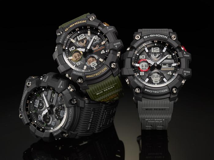 Casio G-SHOCK Reloj de Cuarzo Analógico Resistente a Golpes y al Agua 200M de Acero Inoxidable para Hombre GWG-100-1A
