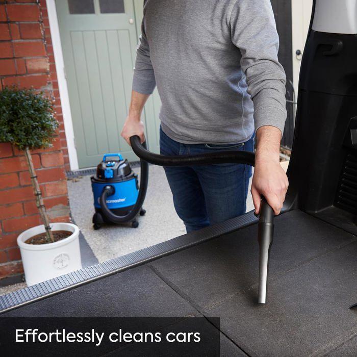 wet and dry vacuum cleaner - Vacmaster - 1250 W - 20 L - Blue - Foam filter - Sound level 89 dB