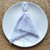Cloth Napkins Cotton Gauze Retro Burr Rustic Kitchen Towel Dining Place Mat Wedding Party Dinner Napkin Mariage Table Decoration