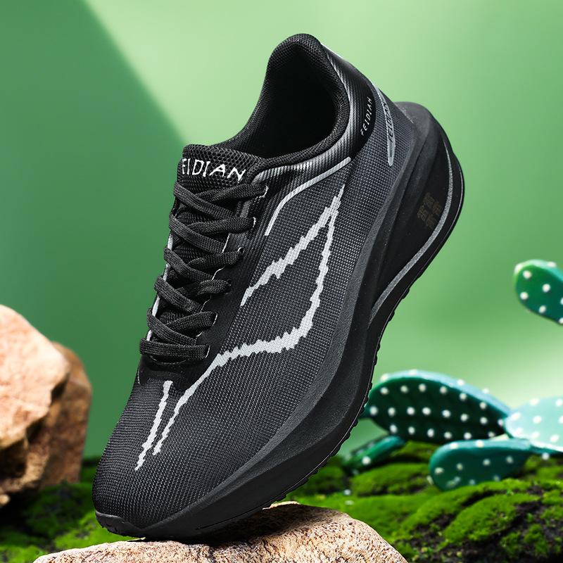 Explosive Feidian 5 High-quality Running Shoes, Popcorn Outsole, Lightweight Shock Absorption, Side Racing Sports and Leisure Trendy Shoes